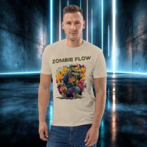 Camiseta orgánica con diseño Zombie Flow