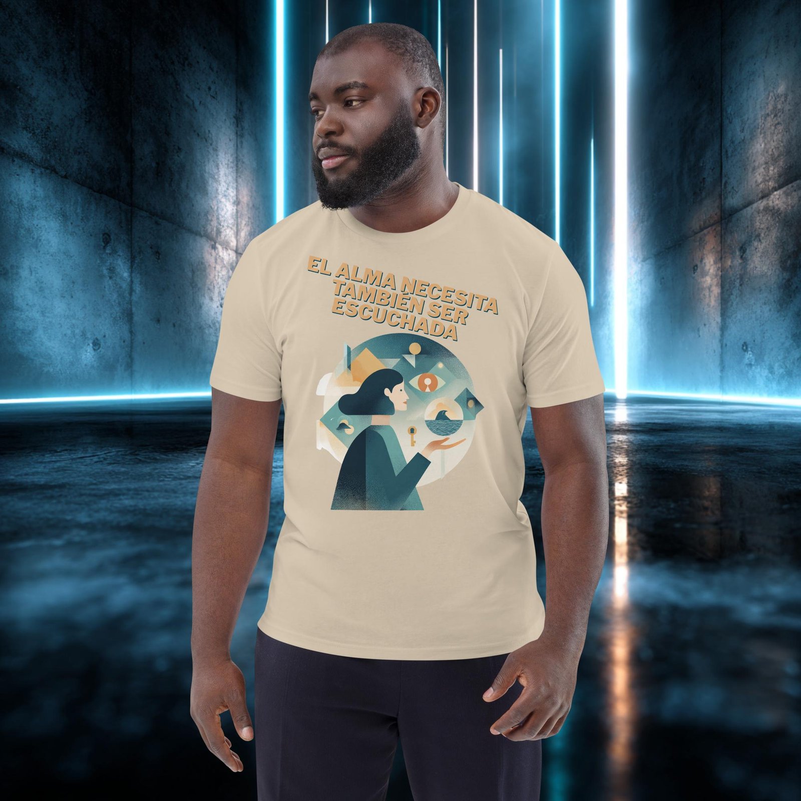 Camiseta orgánica con diseño El Alma También Se Escucha — color 6
