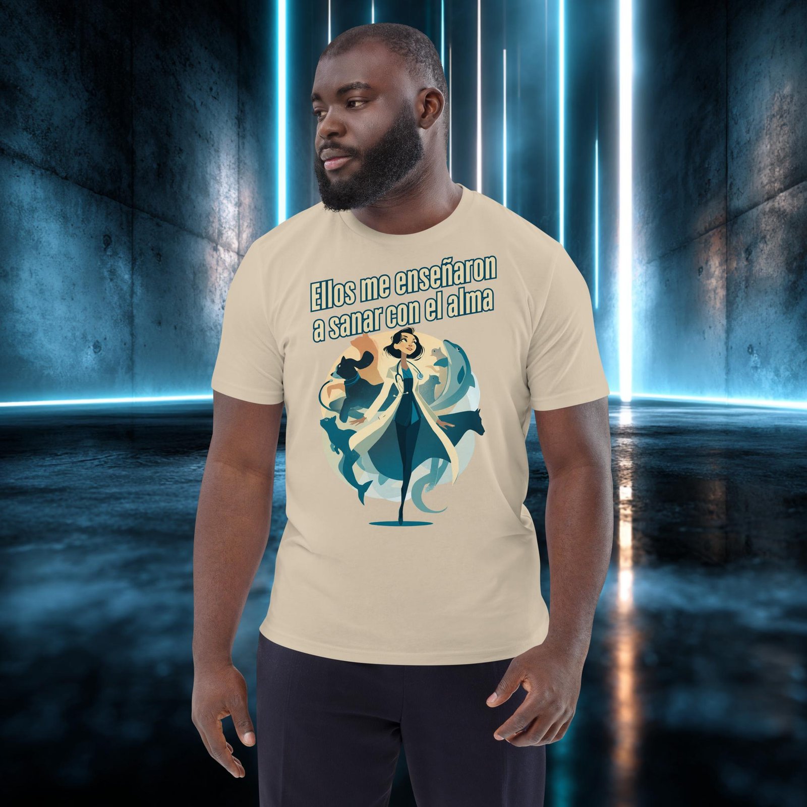Camiseta orgánica con diseño Sanar con el Alma — color 6