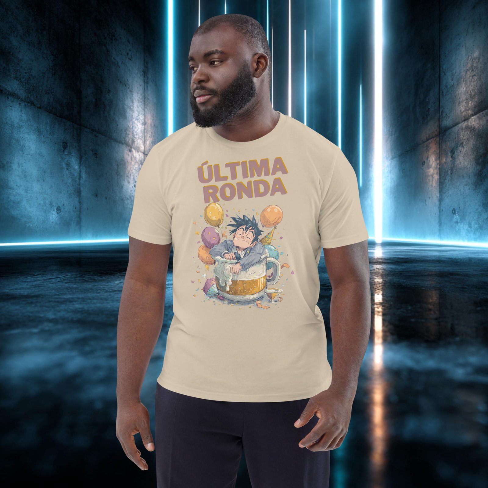 Camiseta orgánica con diseño Última Ronda — color 7