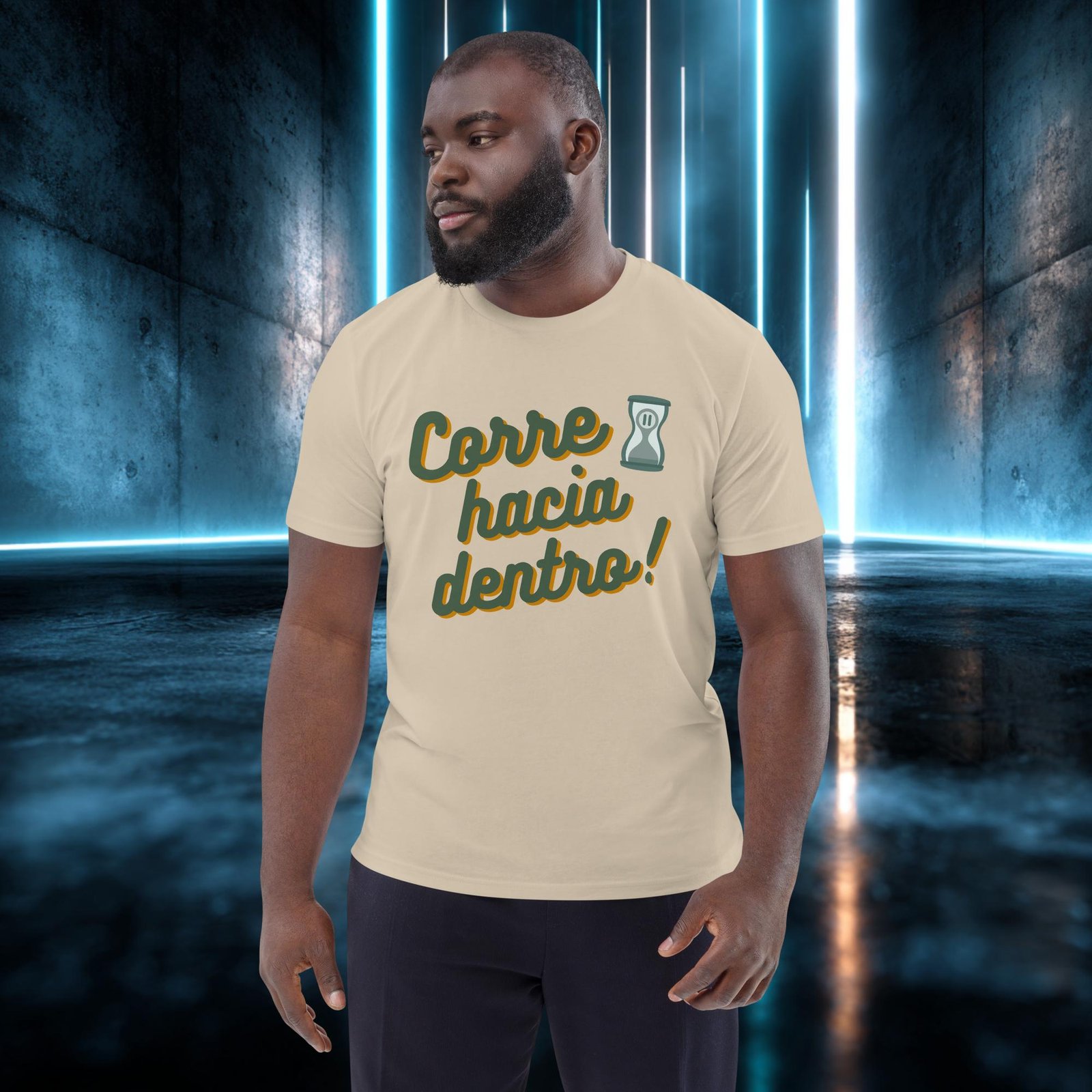 Camiseta orgánica con diseño Corre Hacia Dentro — color 6