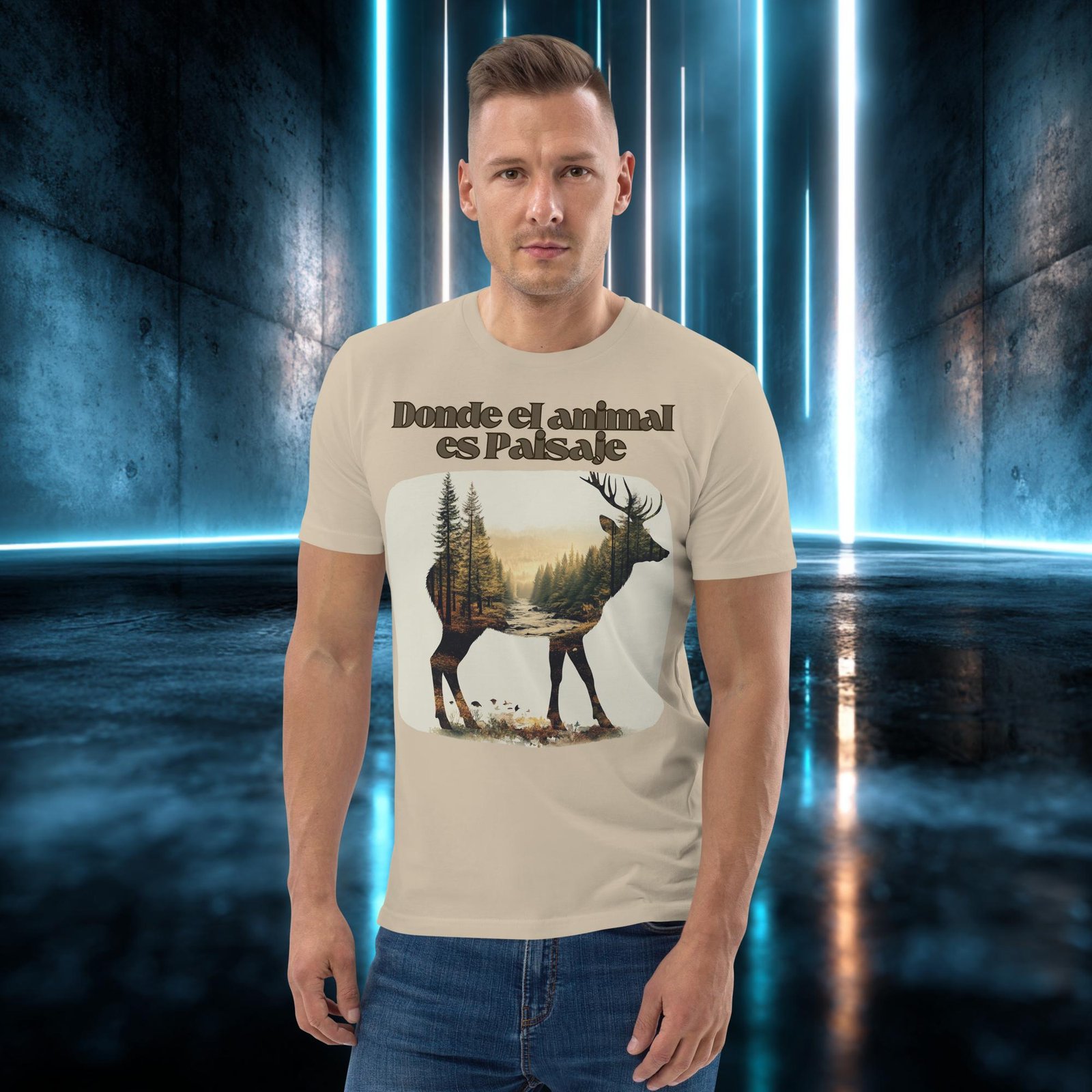 Camiseta orgánica con diseño Donde el Animal Es Paisaje — color 6