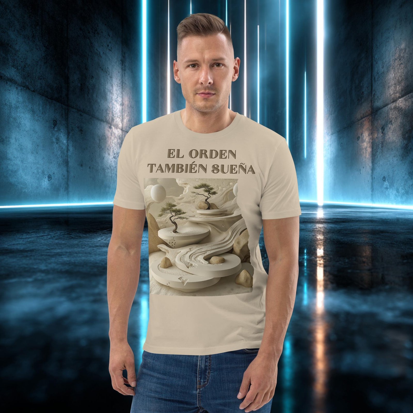 Camiseta orgánica con diseño El Orden También Sueña — color 6