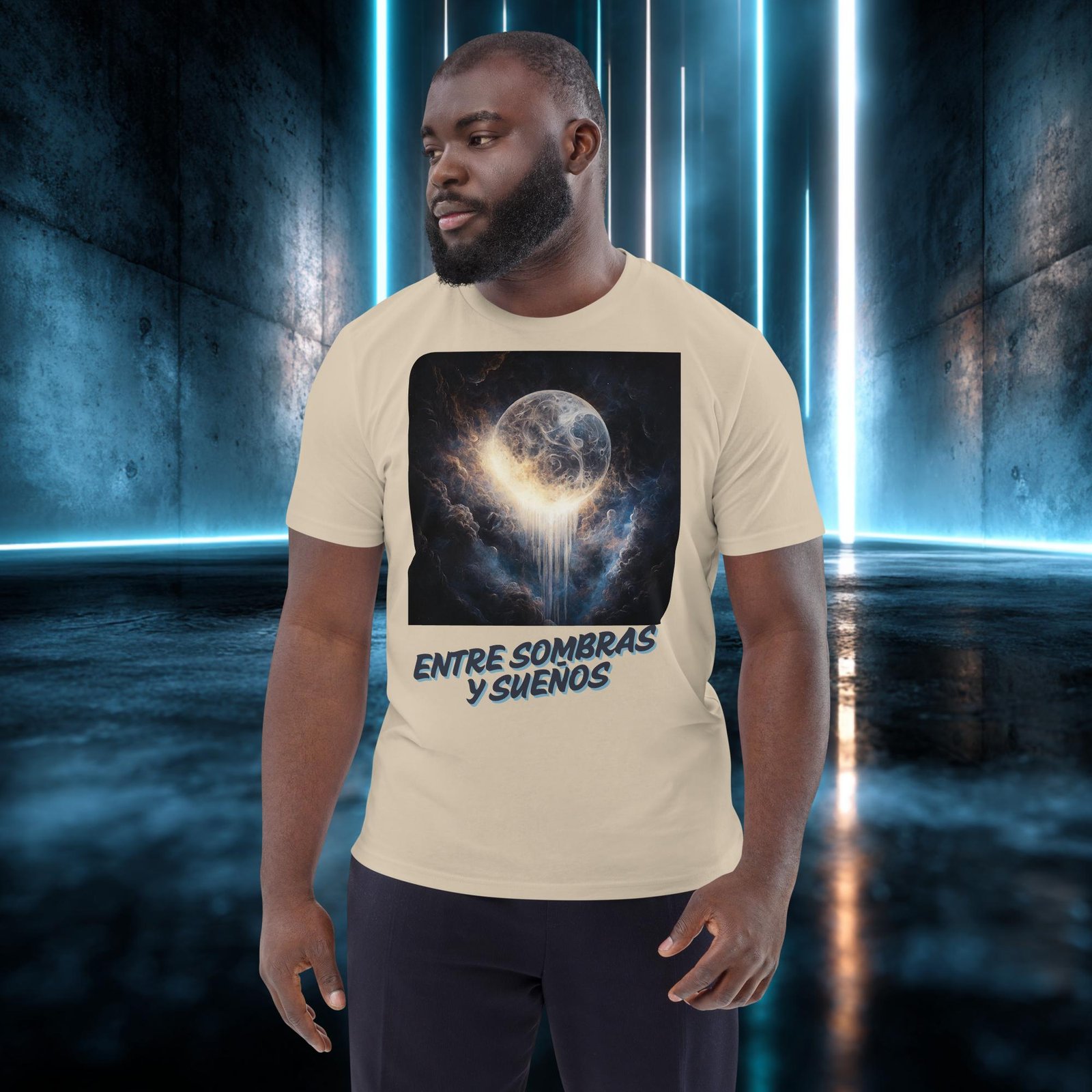 Camiseta orgánica con diseño Entre Sombras y Sueños — color 6