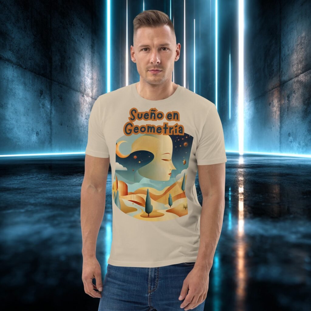 Camiseta orgánica con diseño Sueño en Geometría
