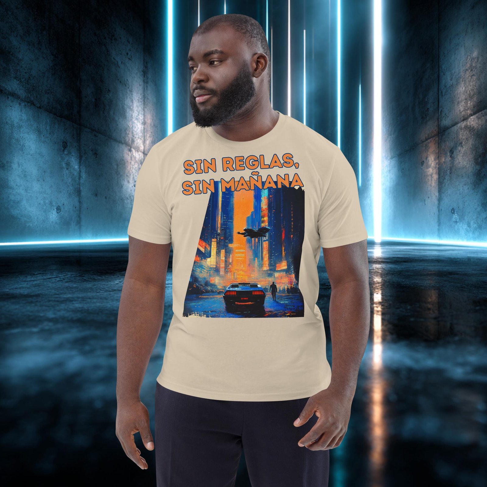 Camiseta orgánica con diseño Sin Reglas, Sin Mañana — color 7