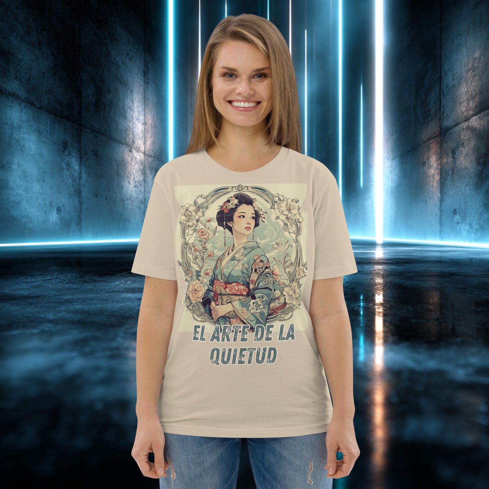Camiseta orgánica con diseño El Arte de la Quietud — color 7