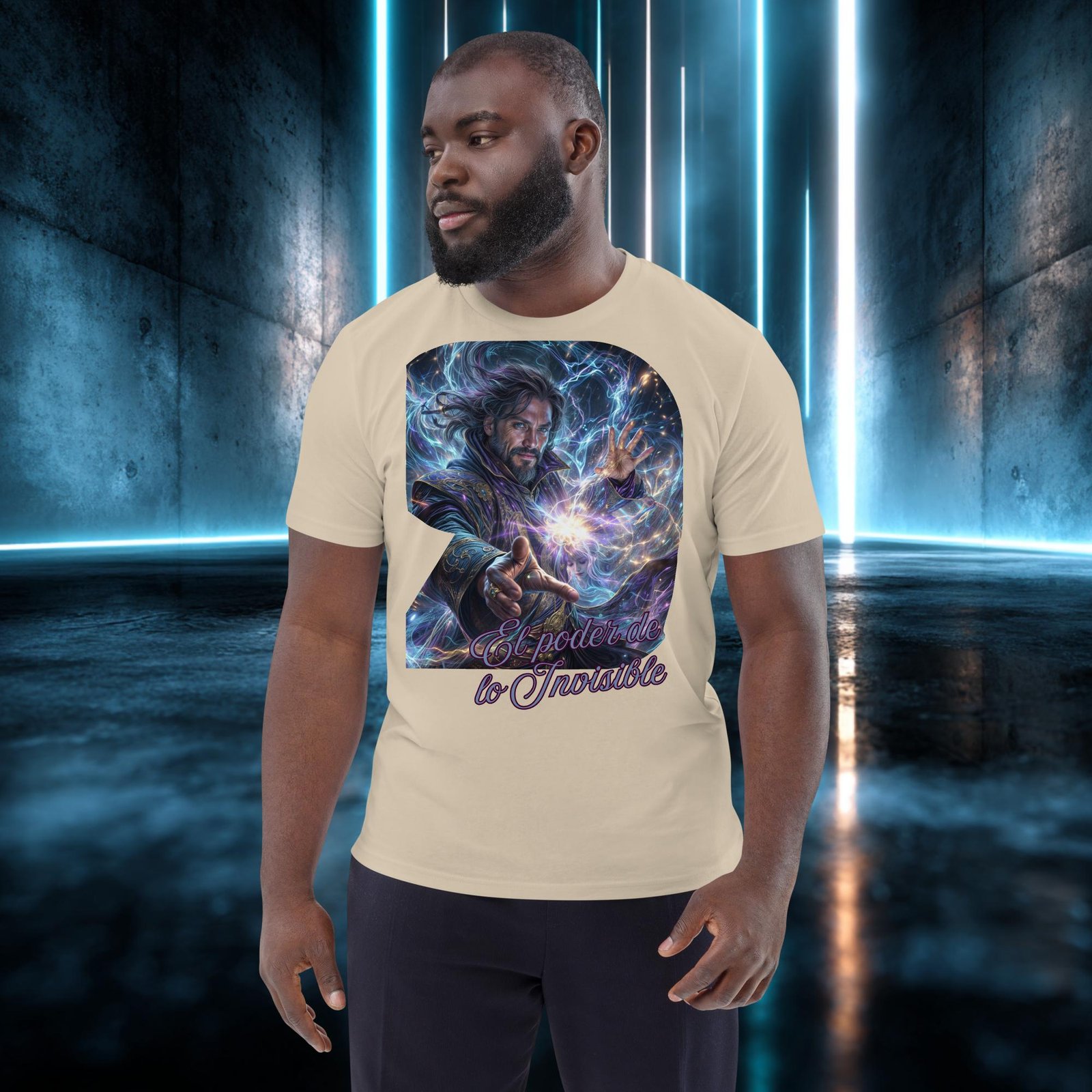 Camiseta orgánica con diseño El Poder de lo Invisible — color 6