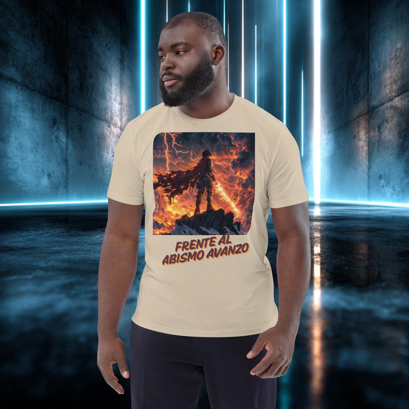 Camiseta orgánica con diseño Frente al Abismo Avanzo — color 7