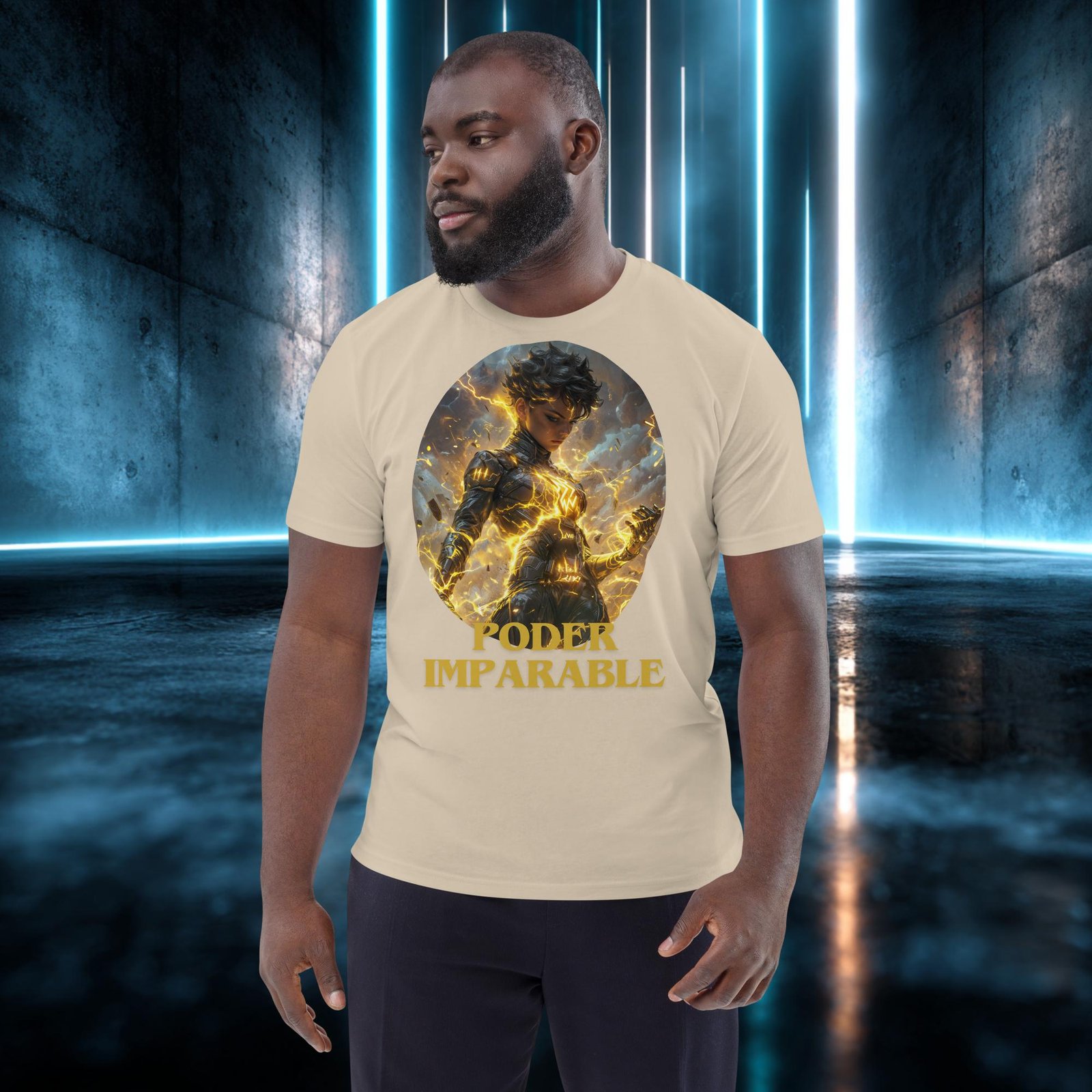 Camiseta orgánica con diseño Poder Imparable — color 6