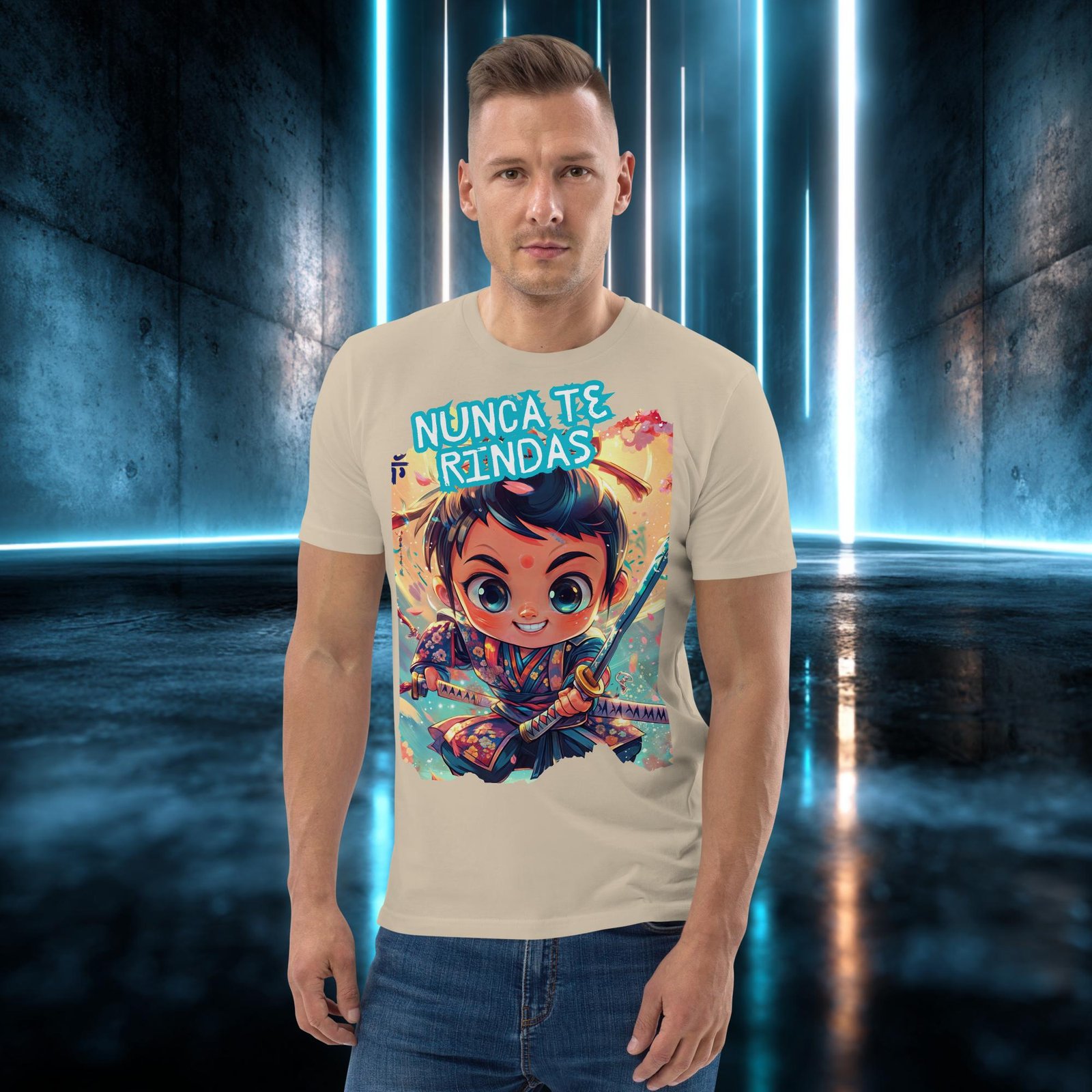 Camiseta orgánica con diseño Nunca Te Rindas — color 6