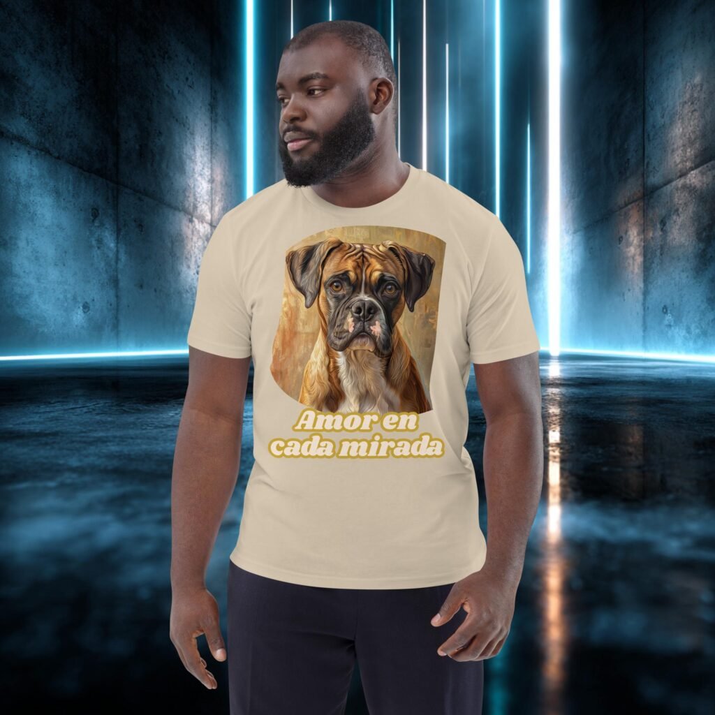 Camiseta orgánica con diseño Amor en Cada Mirada