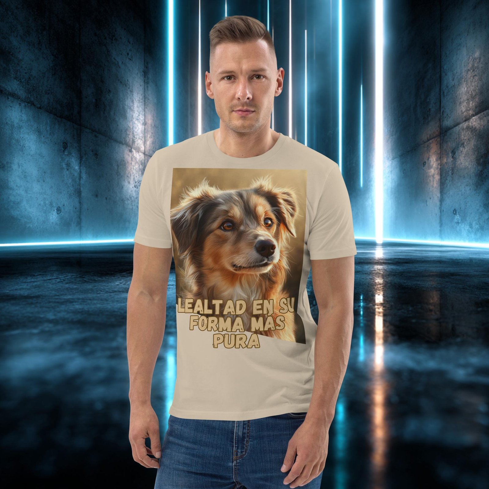 Camiseta orgánica con diseño Lealtad en Estado Puro — color 6