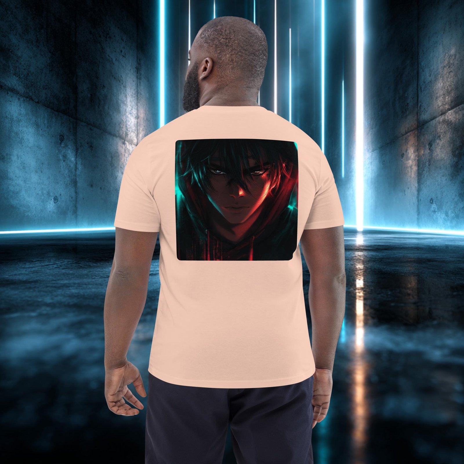 Camiseta orgánica con diseño Mirada de Acero — color 11