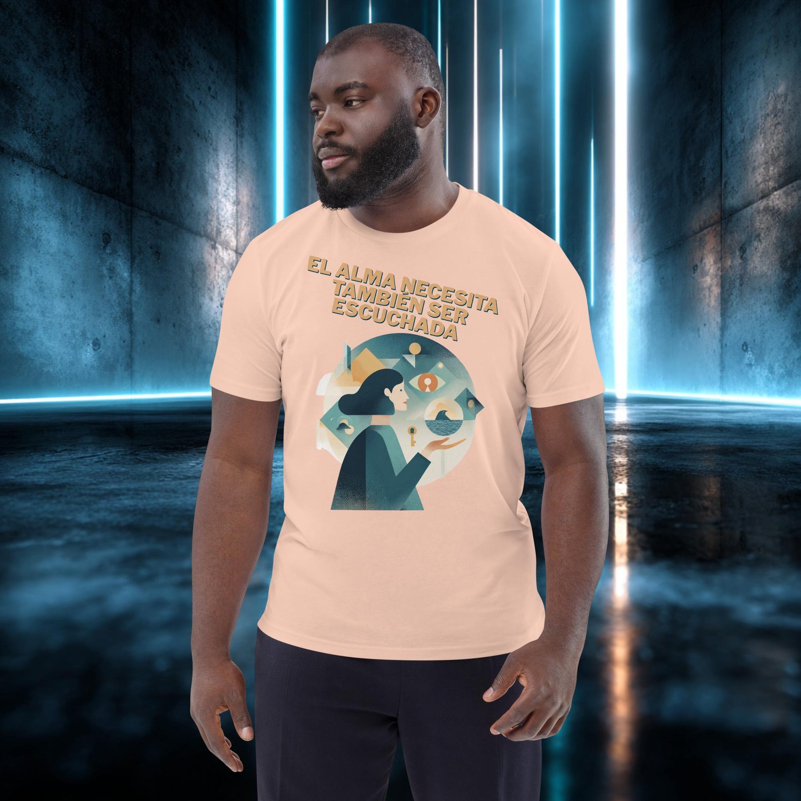 Camiseta orgánica con diseño El Alma También Se Escucha — color 11