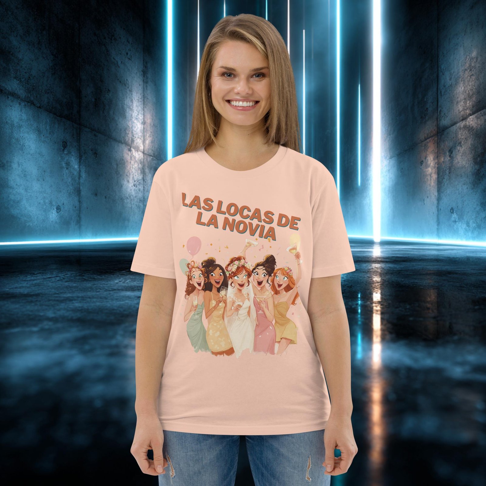 Camiseta orgánica con diseño Las Locas de la Novia — color 11
