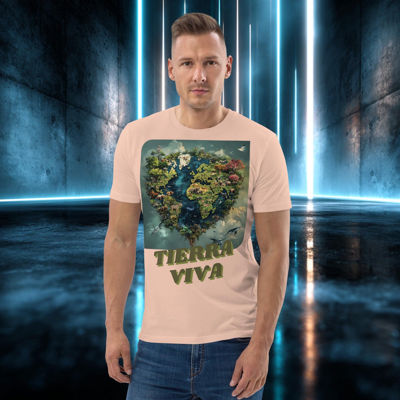 Camiseta orgánica con diseño Tierra Viva — color 11