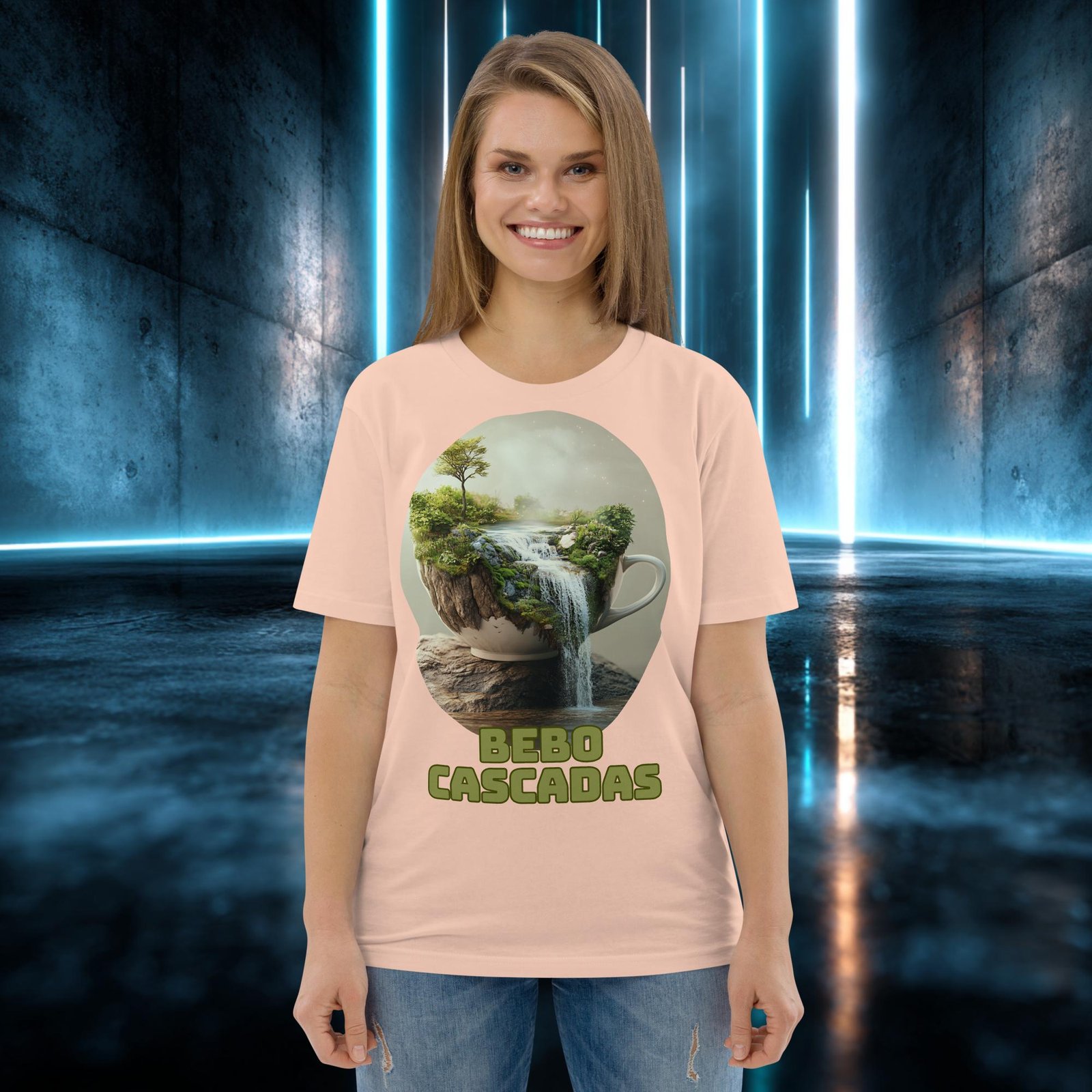 Camiseta orgánica con diseño Bebo Cascadas — color 11