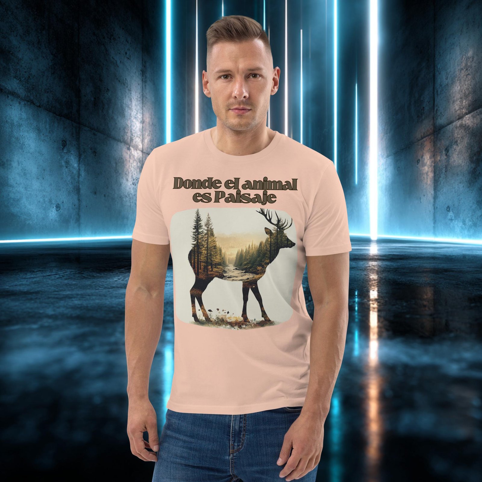 Camiseta orgánica con diseño Donde el Animal Es Paisaje — color 11