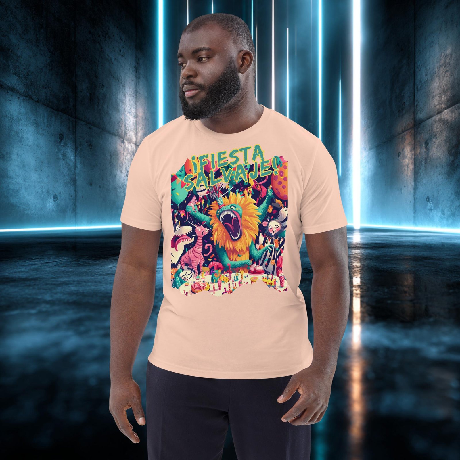 Camiseta orgánica con diseño Fiesta Salvaje — color 11