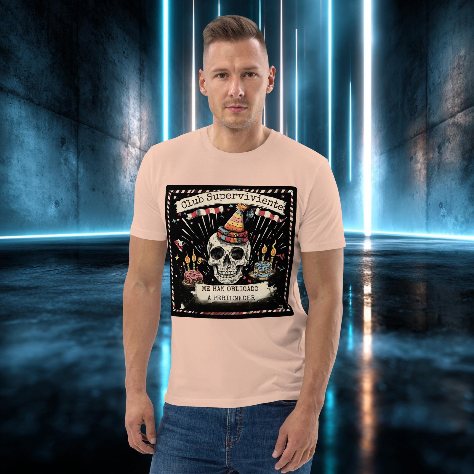 Camiseta orgánica con diseño Club Superviviente — color 11