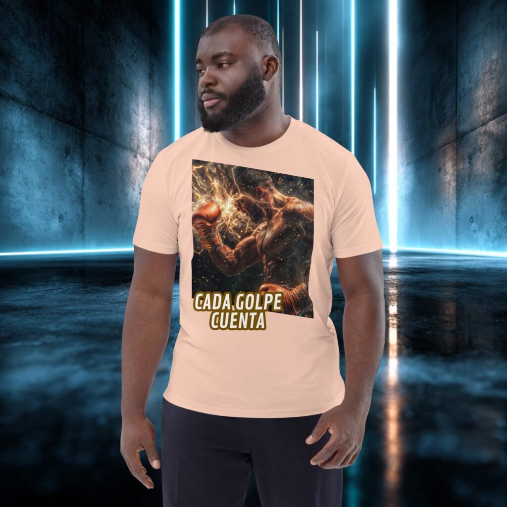 Camiseta orgánica con diseño Cada Golpe Cuenta
