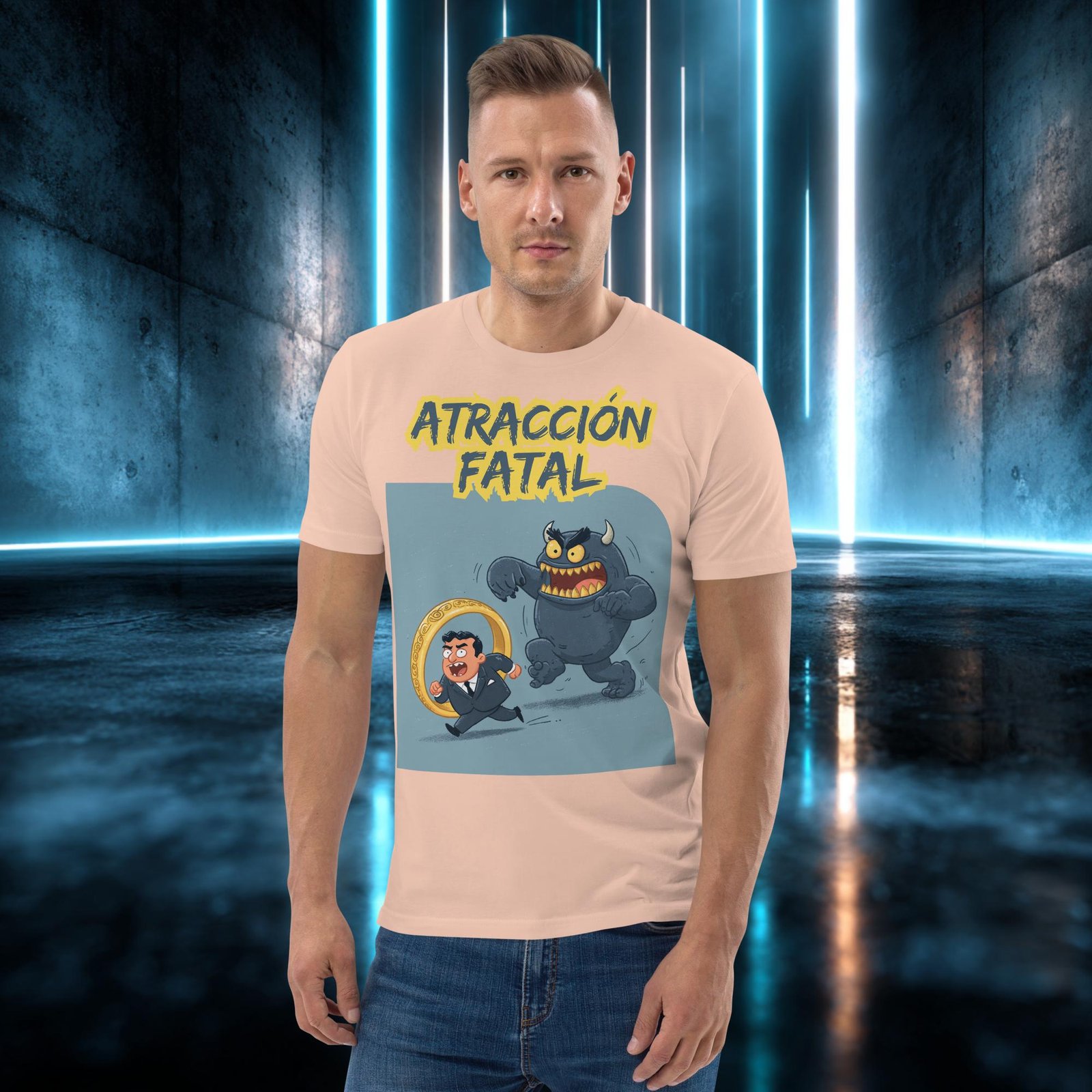 Camiseta orgánica con diseño Atracción Fatal — color 11