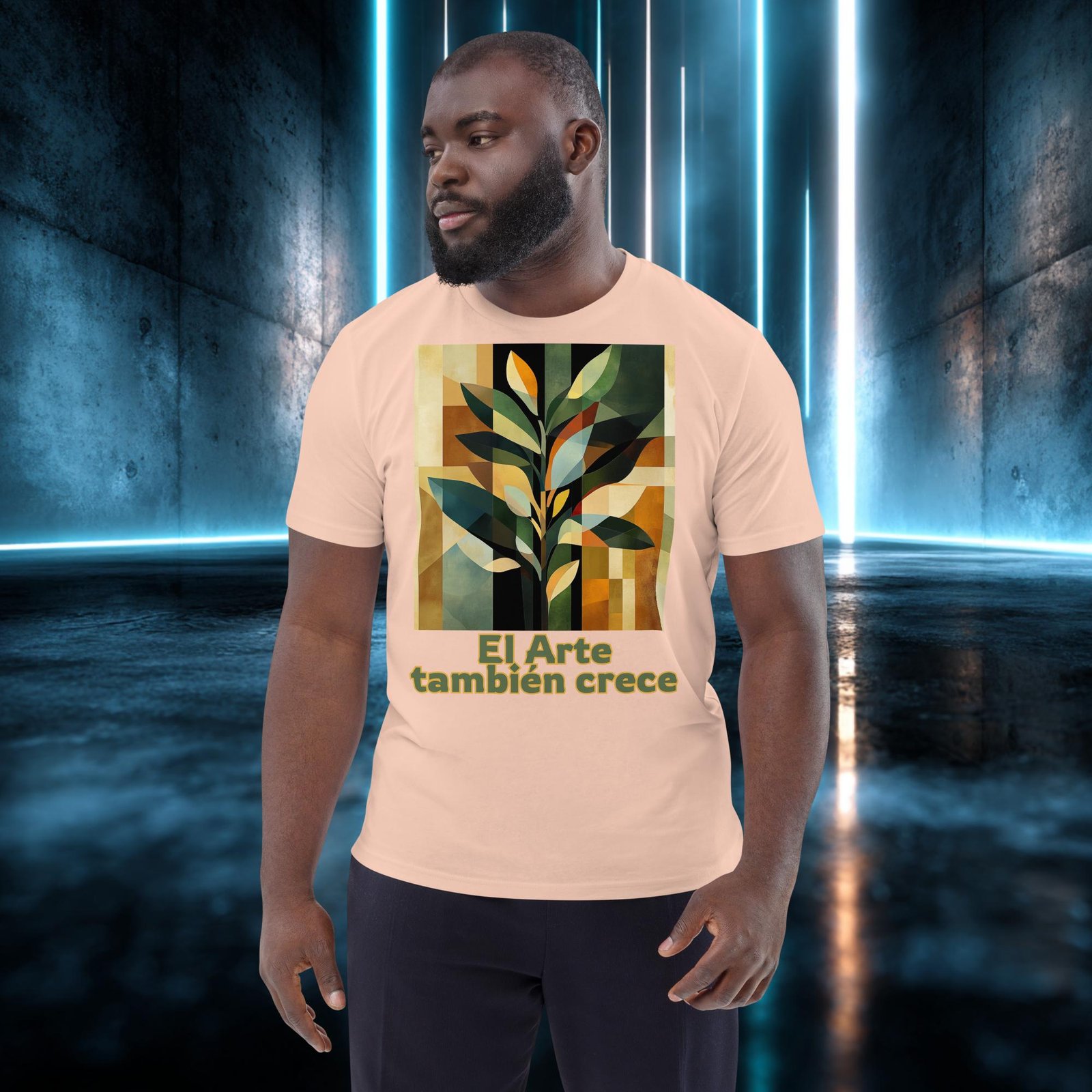Camiseta orgánica con diseño El Arte También Crece — color 12