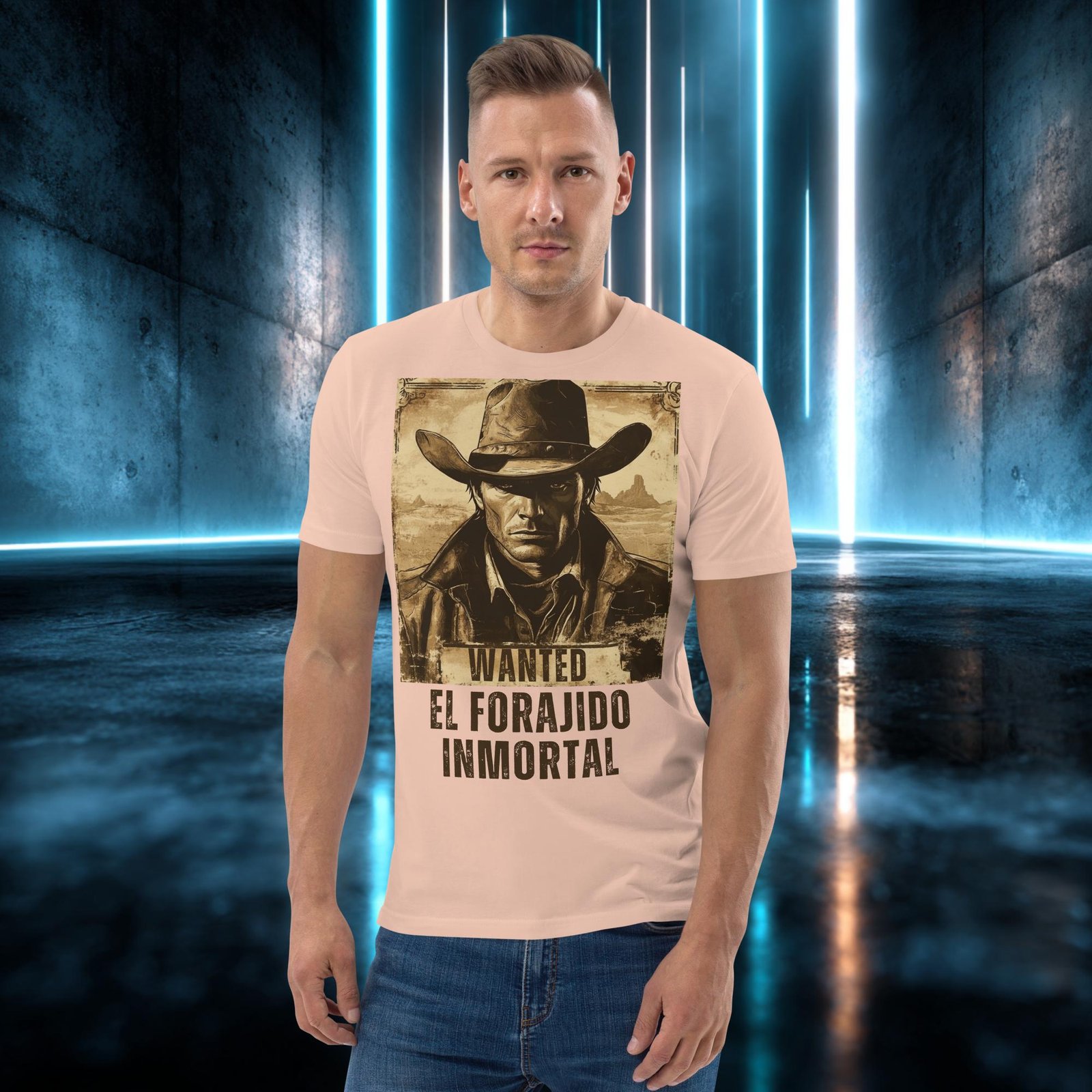 Camiseta orgánica con diseño El Forajido Inmortal — color 11