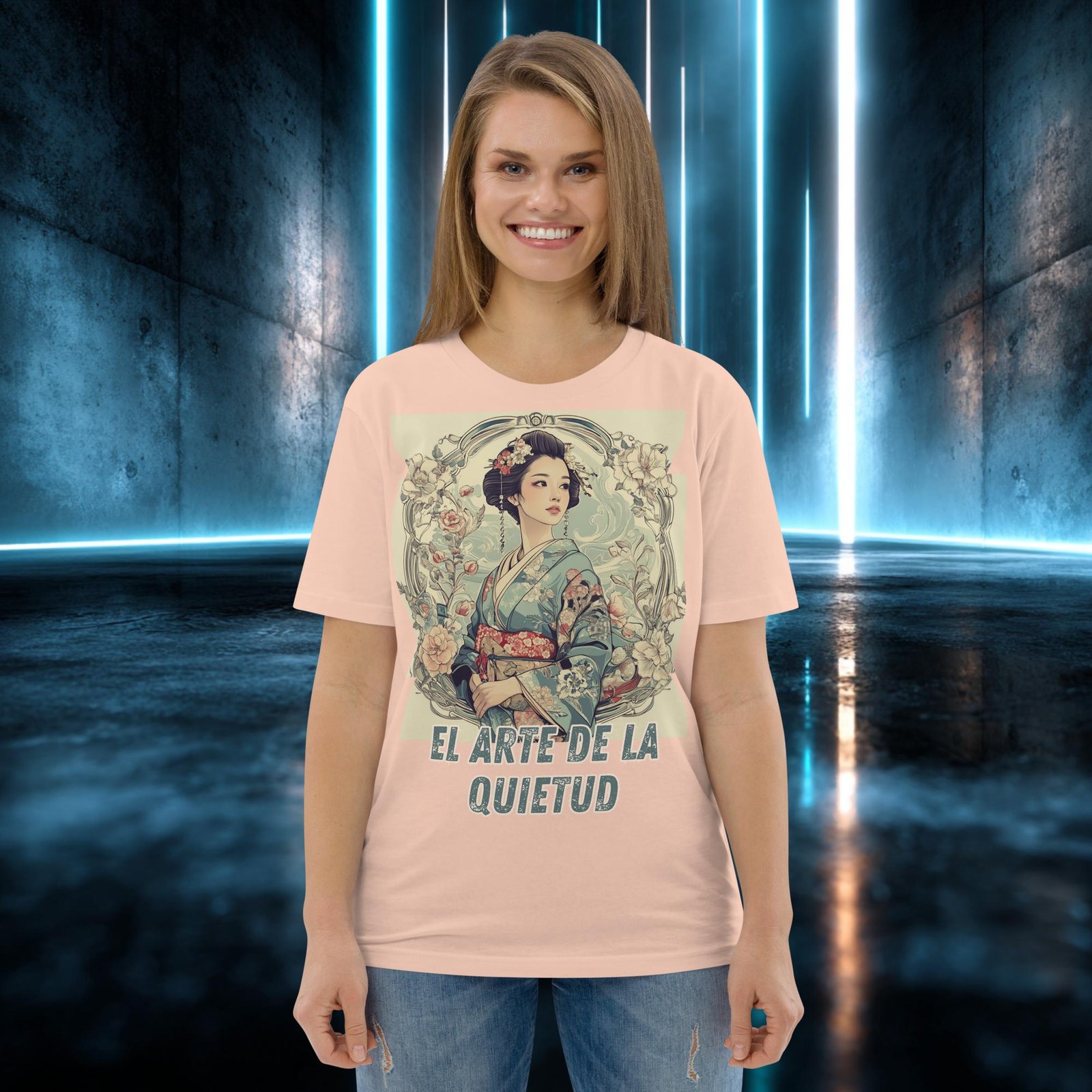 Camiseta orgánica con diseño El Arte de la Quietud — color 11