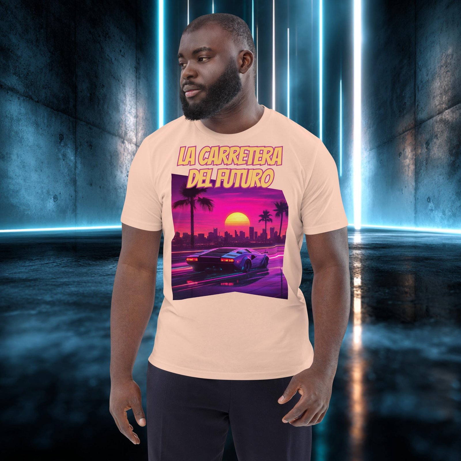 Camiseta orgánica con diseño La Carretera del Futuro — color 12