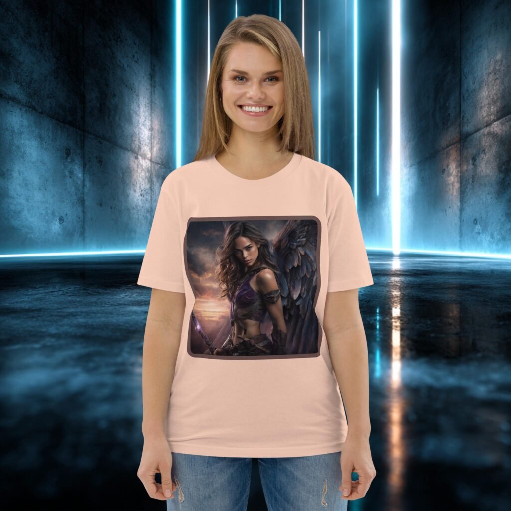 Camiseta orgánica con diseño Alas de Guerra