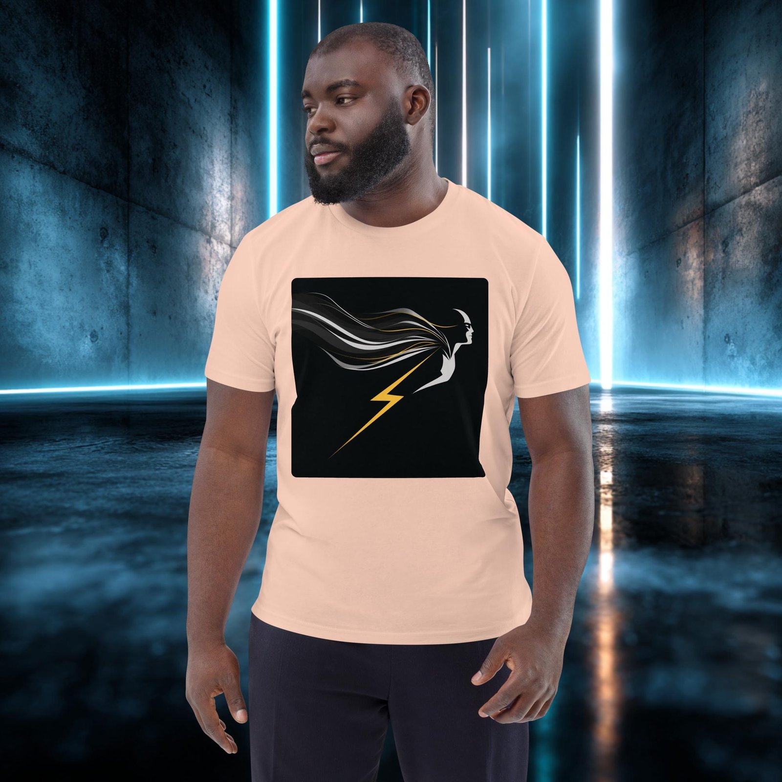 Camiseta orgánica con diseño Rayo y Melena — color 11