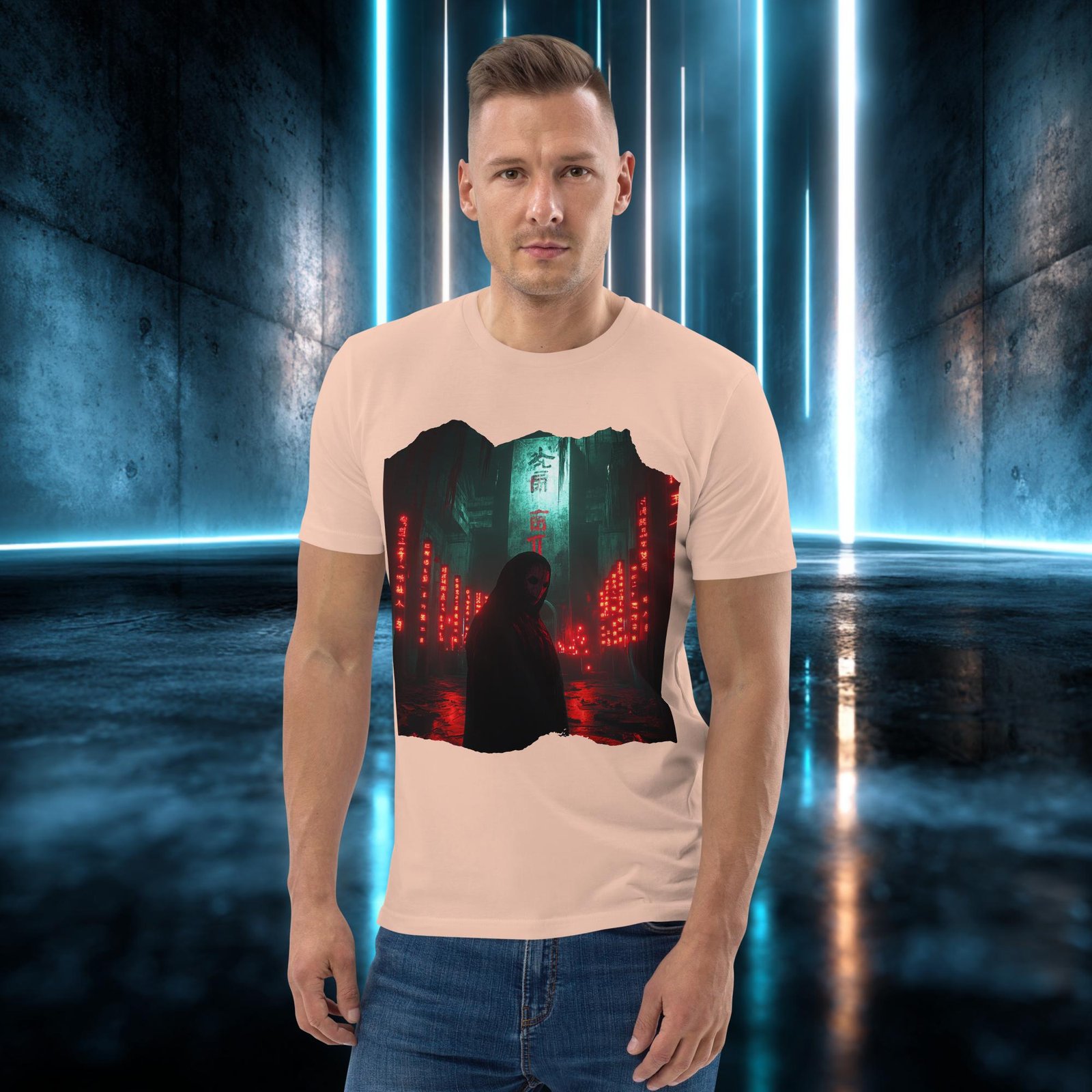 Camiseta orgánica con diseño El Encapuchado Rojo — color 11