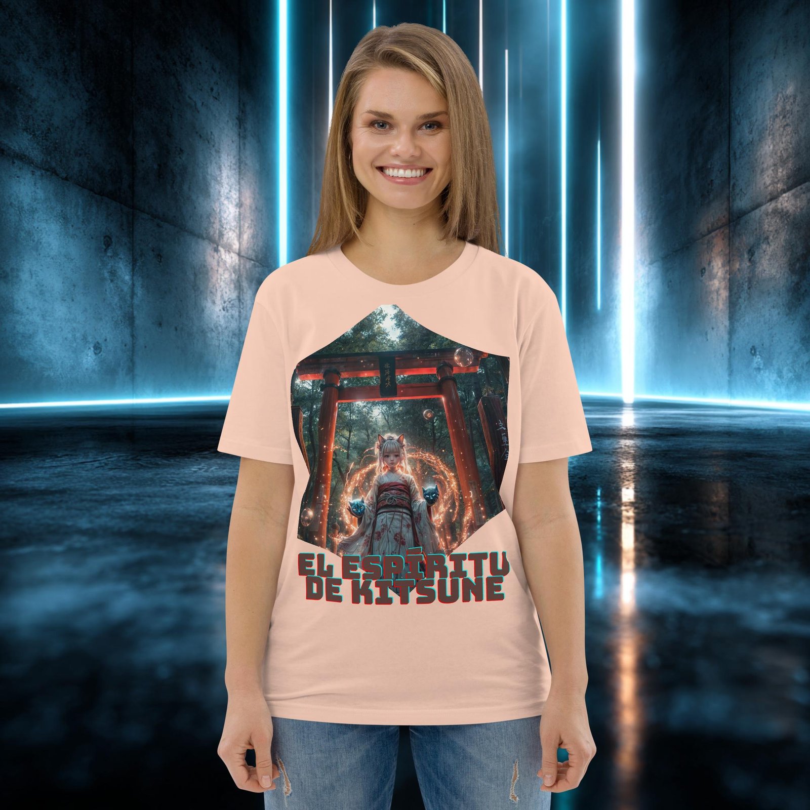 Camiseta orgánica con diseño El Espíritu del Zorro — color 11