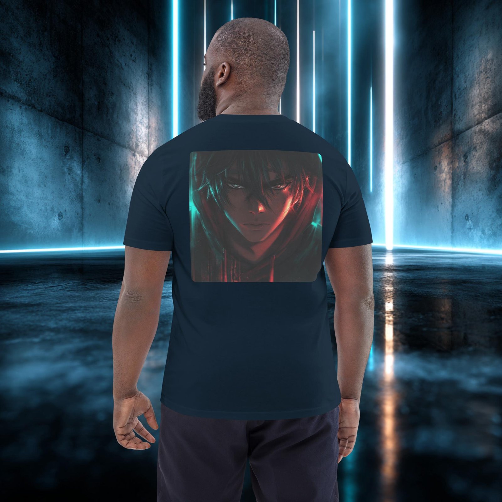 Camiseta orgánica con diseño Mirada de Acero — color 2