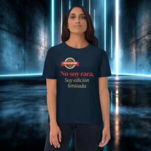 Camiseta orgánica con diseño No Soy Rara, Edición Limitada
