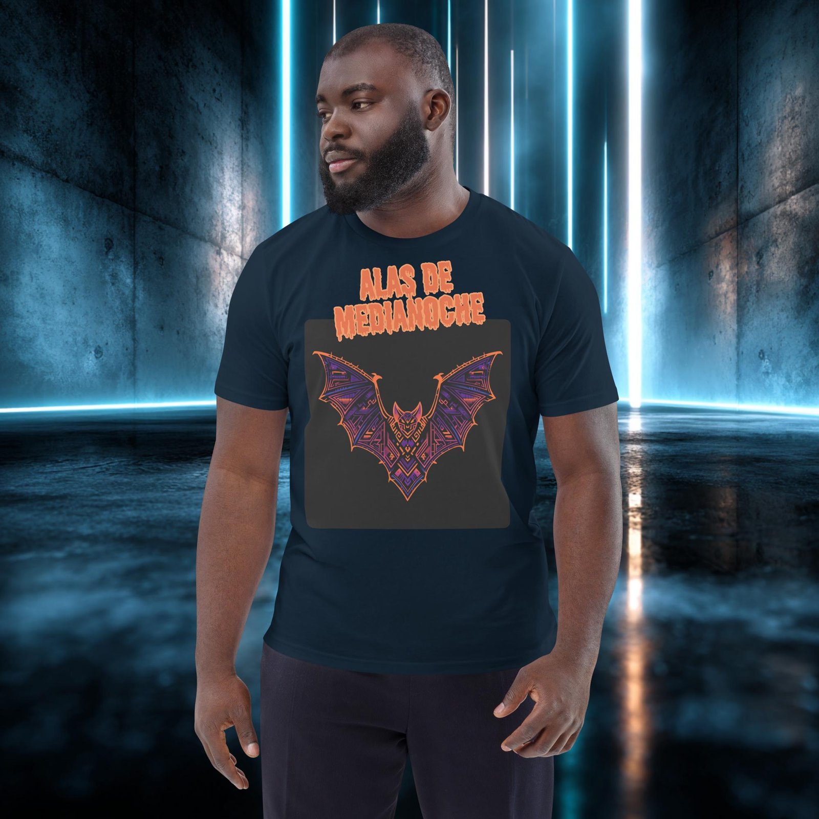 Camiseta orgánica con diseño Alas de Medianoche — color 2