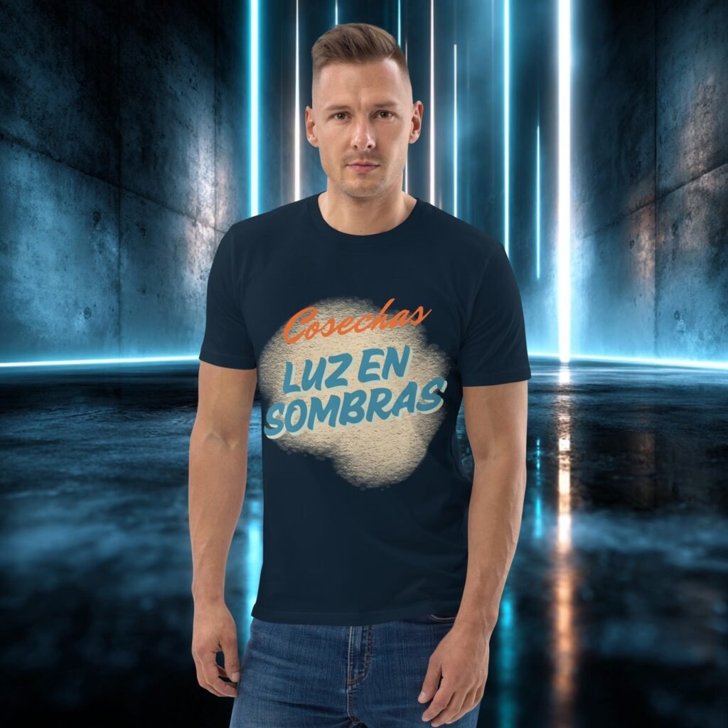 Camiseta orgánica con diseño Cosechas Luz en Sombras