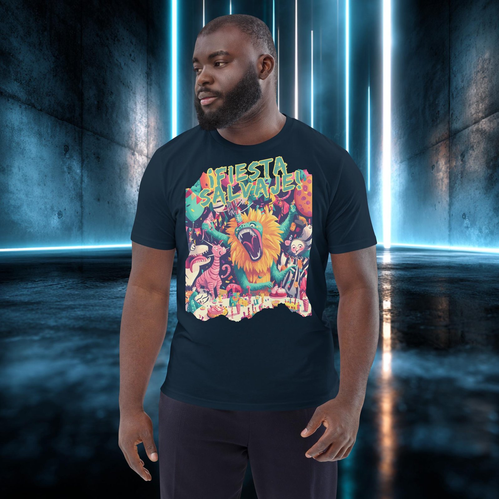 Camiseta orgánica con diseño Fiesta Salvaje — color 2
