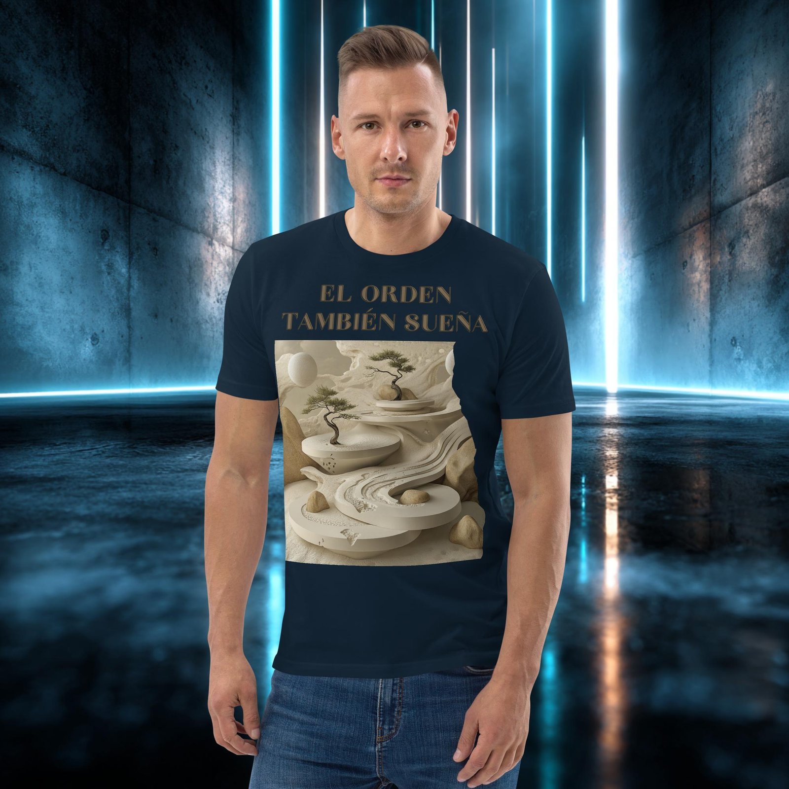 Camiseta orgánica con diseño El Orden También Sueña — color 2