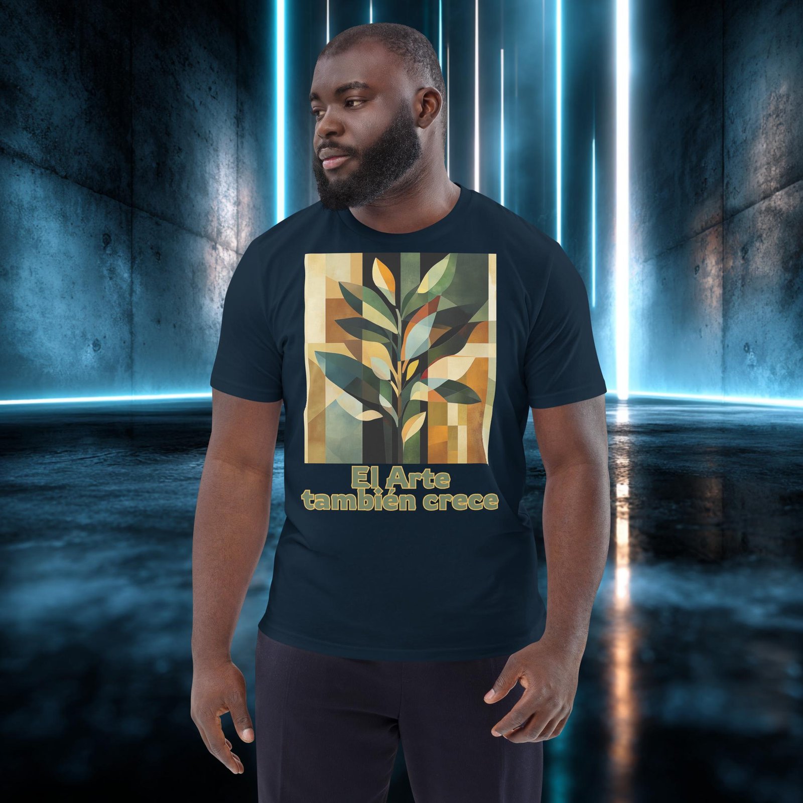 Camiseta orgánica con diseño El Arte También Crece — color 2