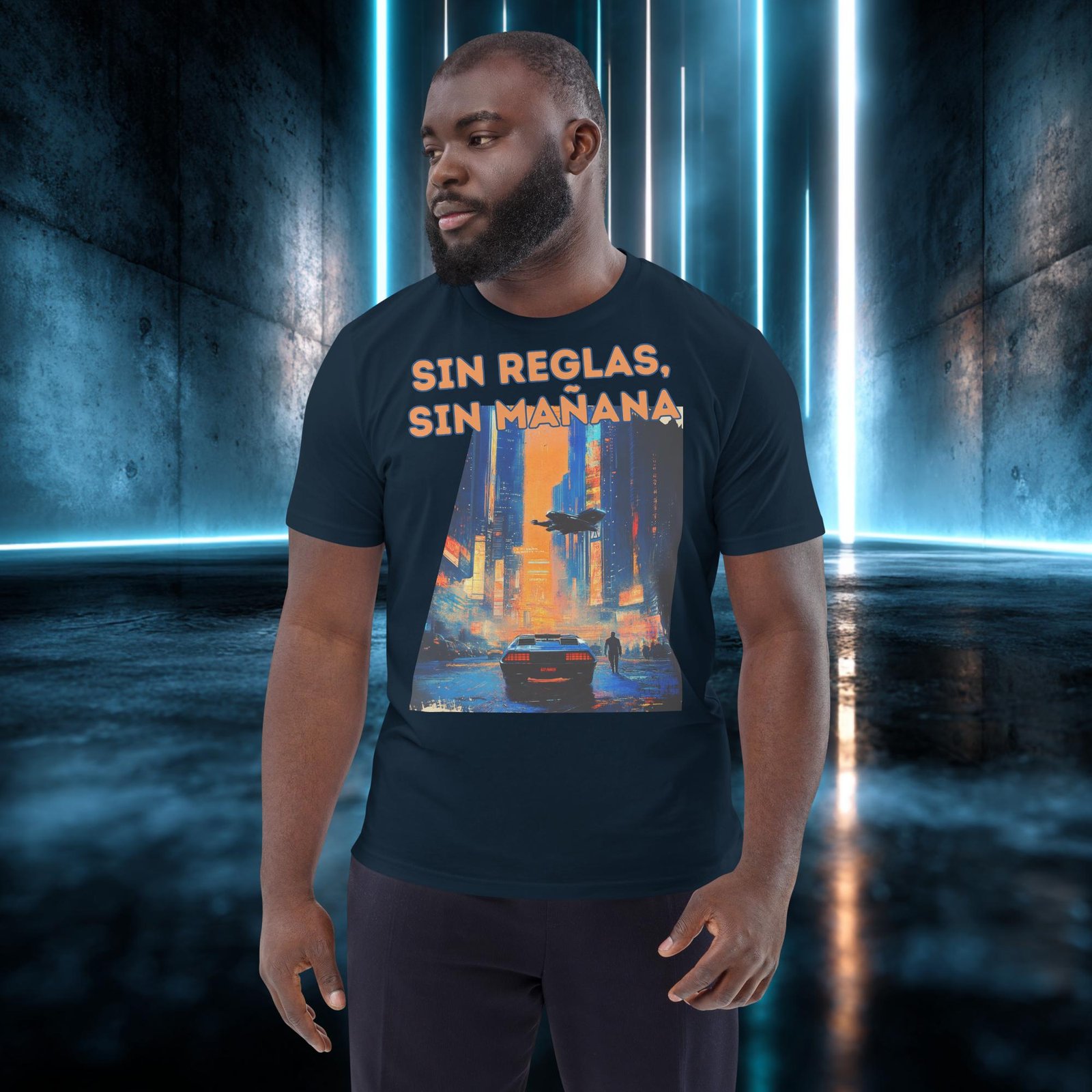 Camiseta orgánica con diseño Sin Reglas, Sin Mañana — color 2