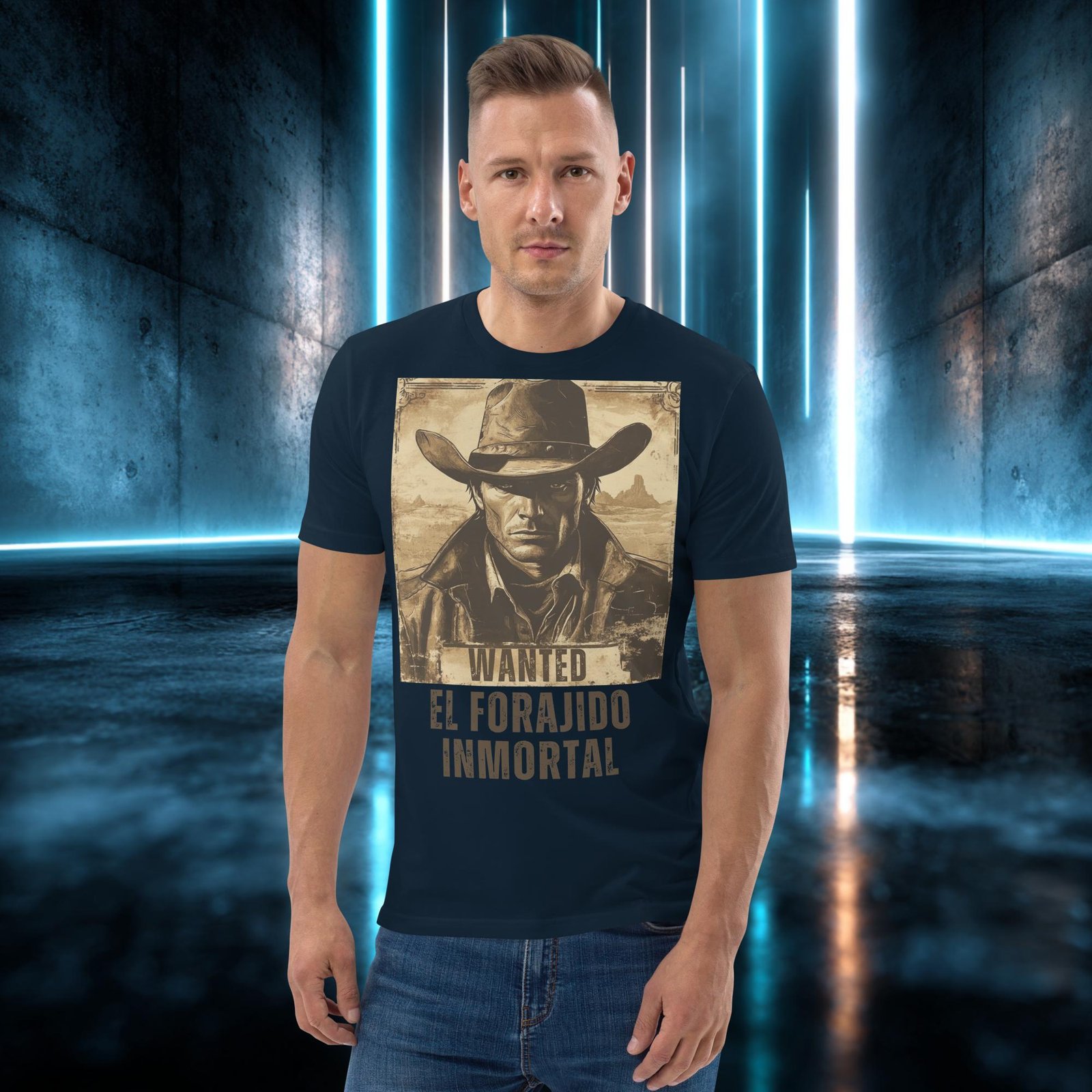 Camiseta orgánica con diseño El Forajido Inmortal — color 2