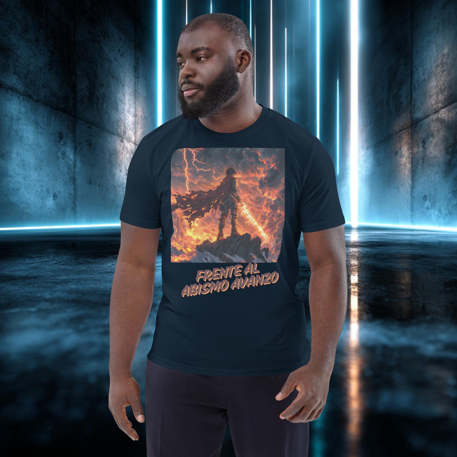Camiseta orgánica con diseño Frente al Abismo Avanzo — color 2