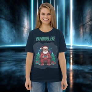 Camiseta orgánica con diseño Papá Noel Punto Exe