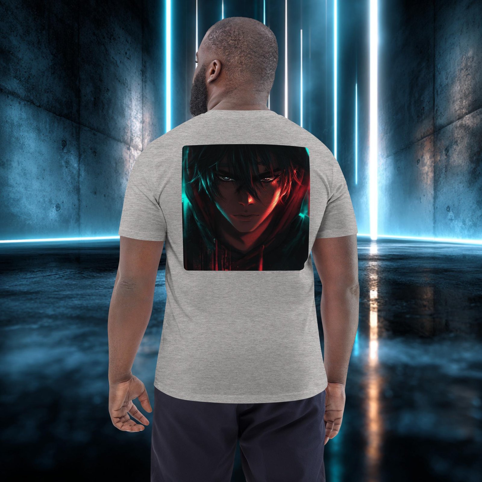 Camiseta orgánica con diseño Mirada de Acero — color 3