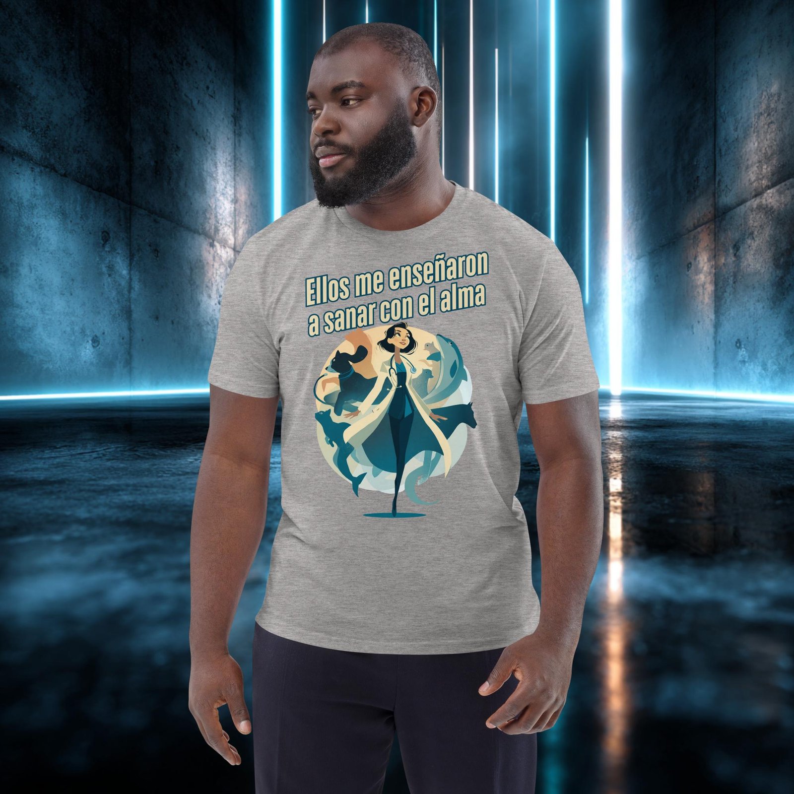 Camiseta orgánica con diseño Sanar con el Alma — color 2