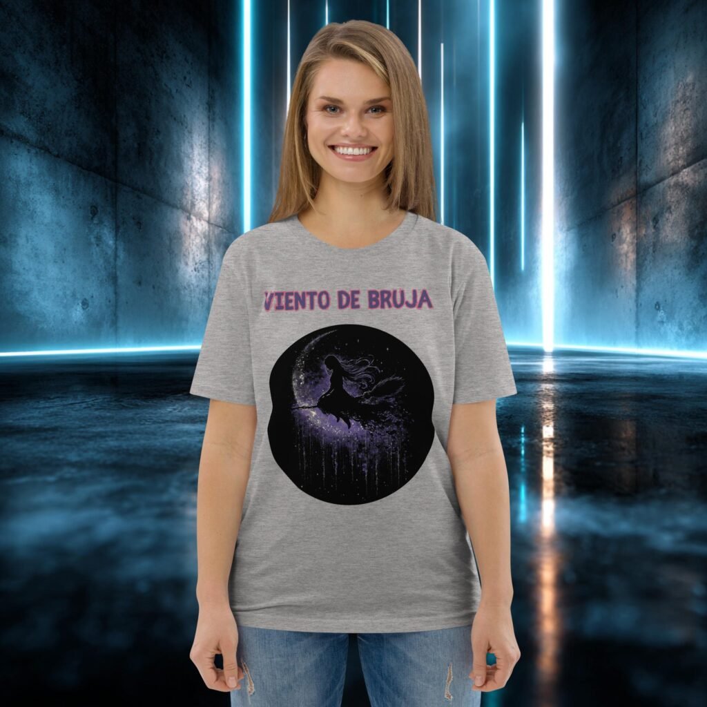Camiseta orgánica con diseño Viento de Bruja