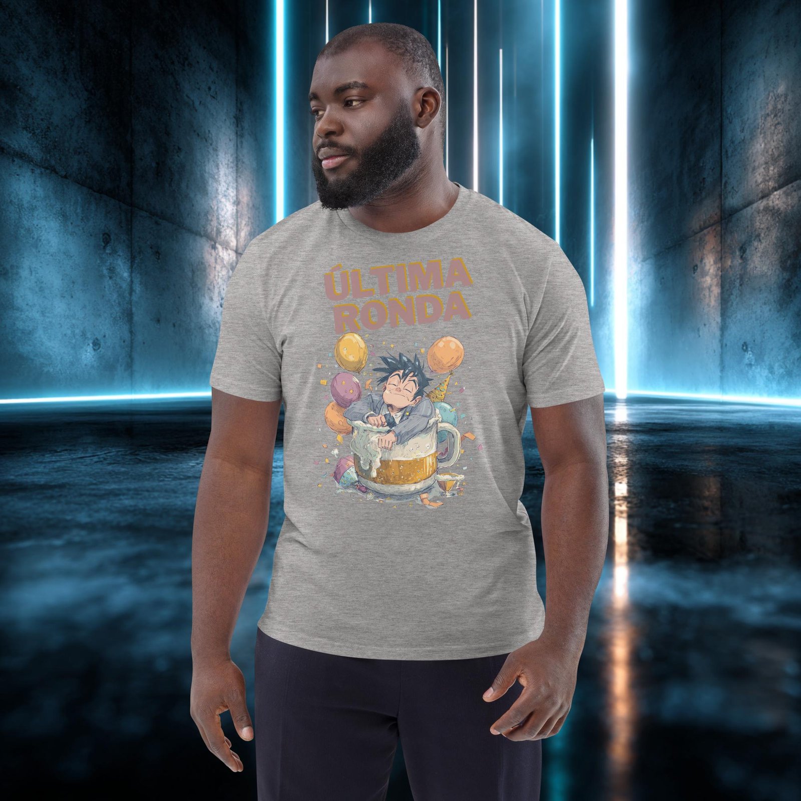 Camiseta orgánica con diseño Última Ronda — color 3